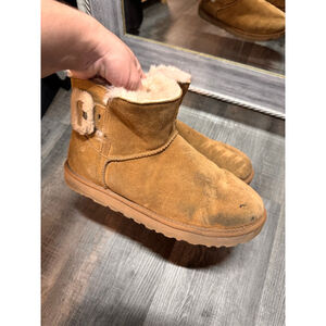 Women's UGG Brown Suede Ankle Boots & Booties‎ Size 10